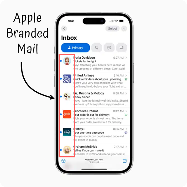 Apple Branded Mail